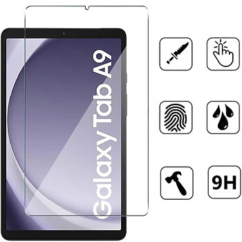 Samsung Galaxy Tab A9 skärmskydd härdat glas 9H