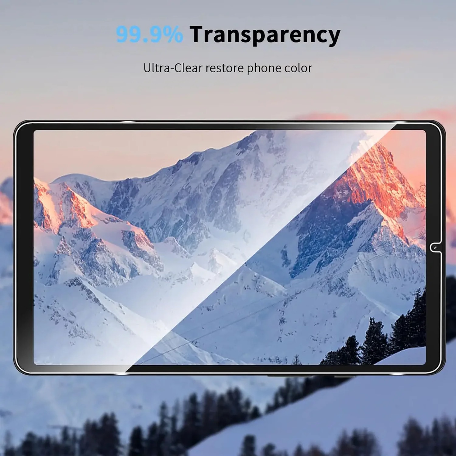 Samsung Galaxy Tab A9 skärmskydd härdat glas 9H - 8