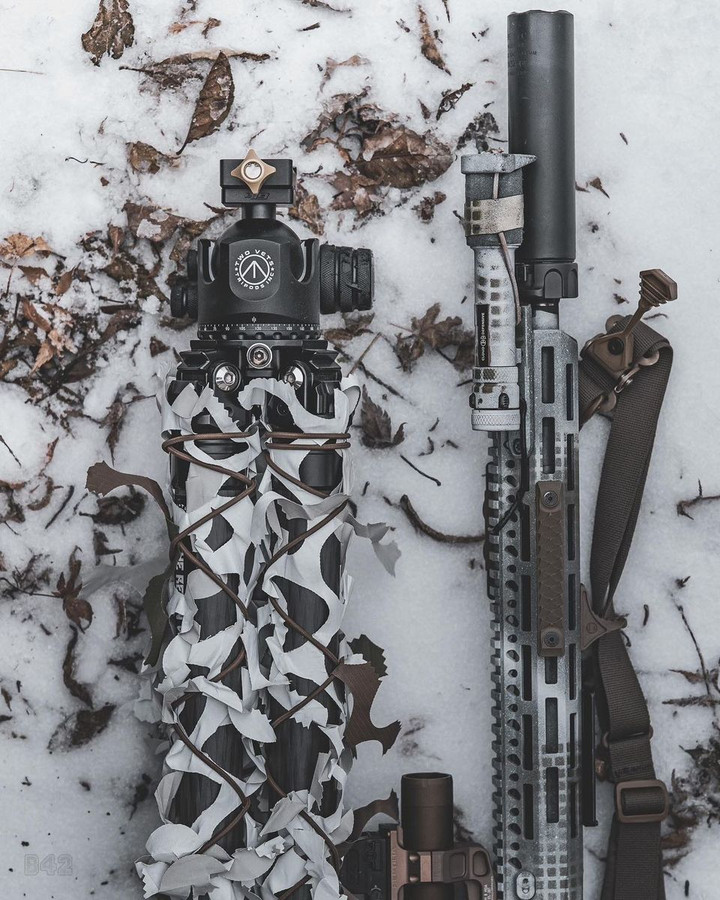 Two vets tripod Leg Wraps Snö-kamoflage - 2