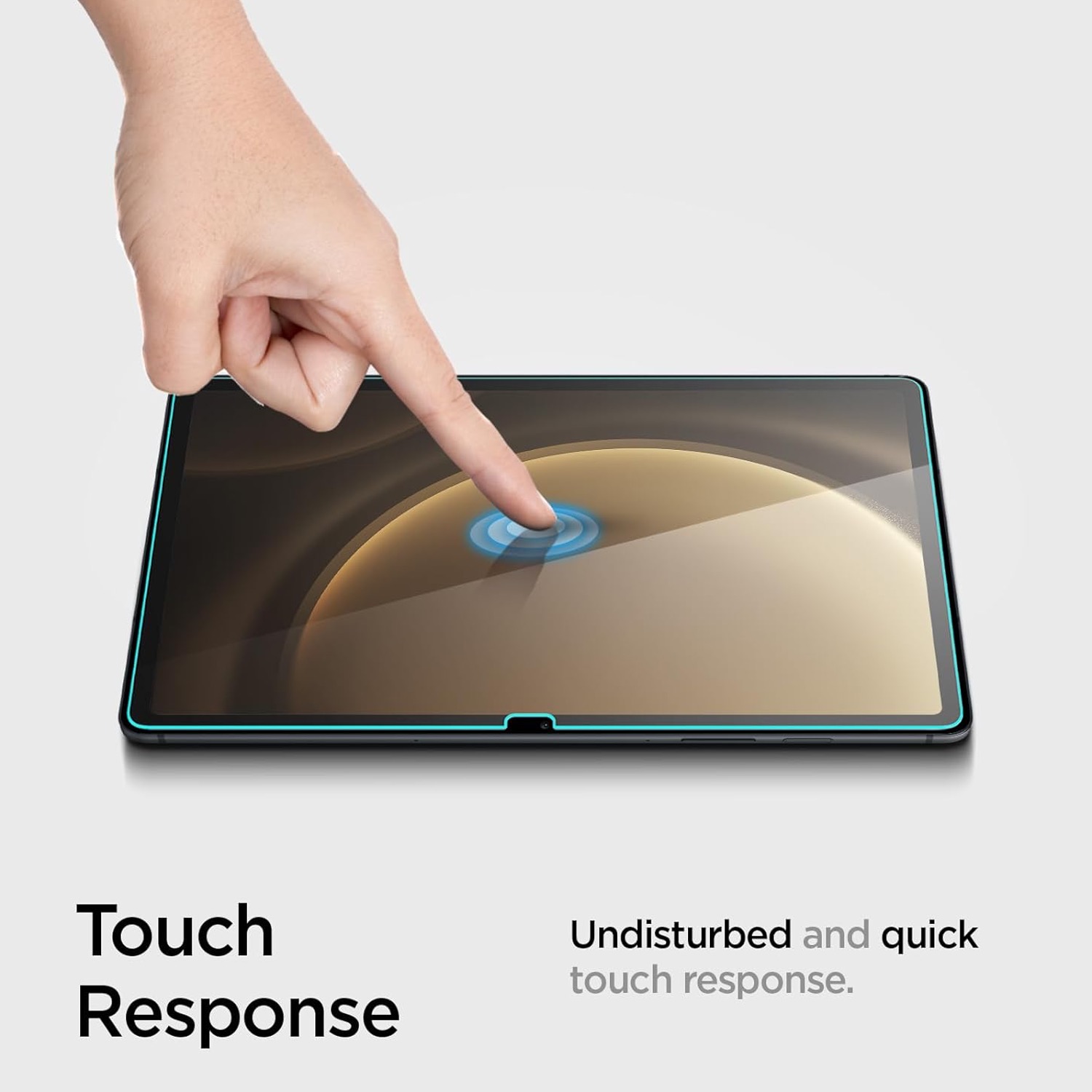 Samsung Galaxy Tab S9 FE+ Plus skärmskydd härdat glas 9H - 6