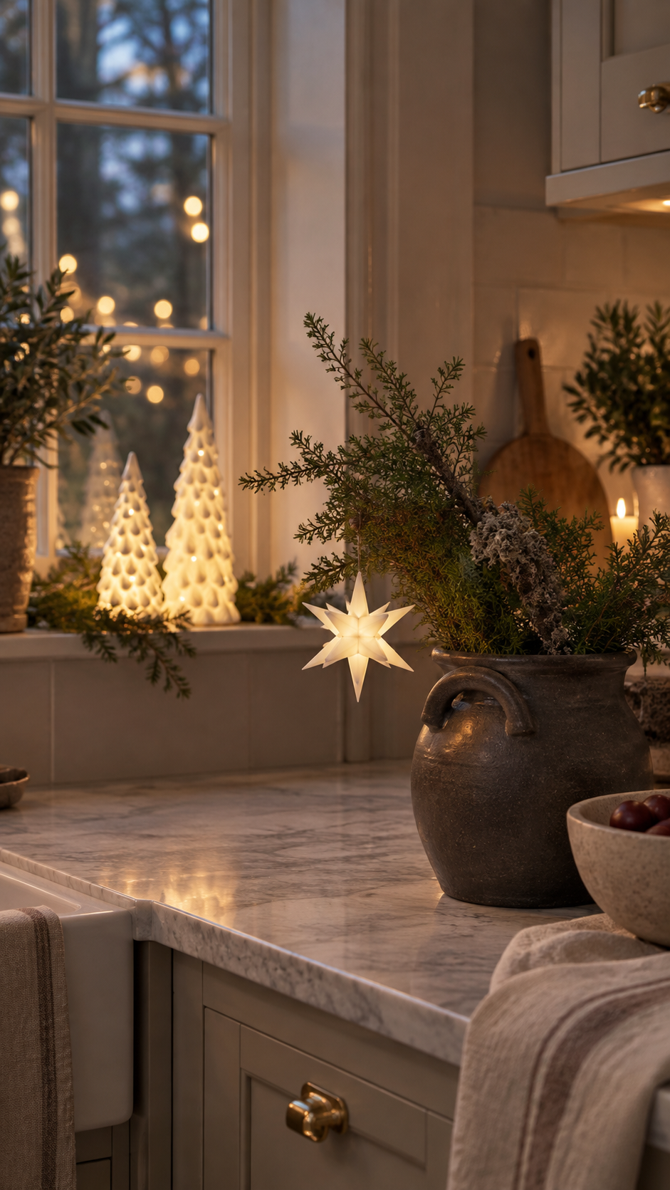 Adventsstjärna - Vit - 10x10 cm - 3
