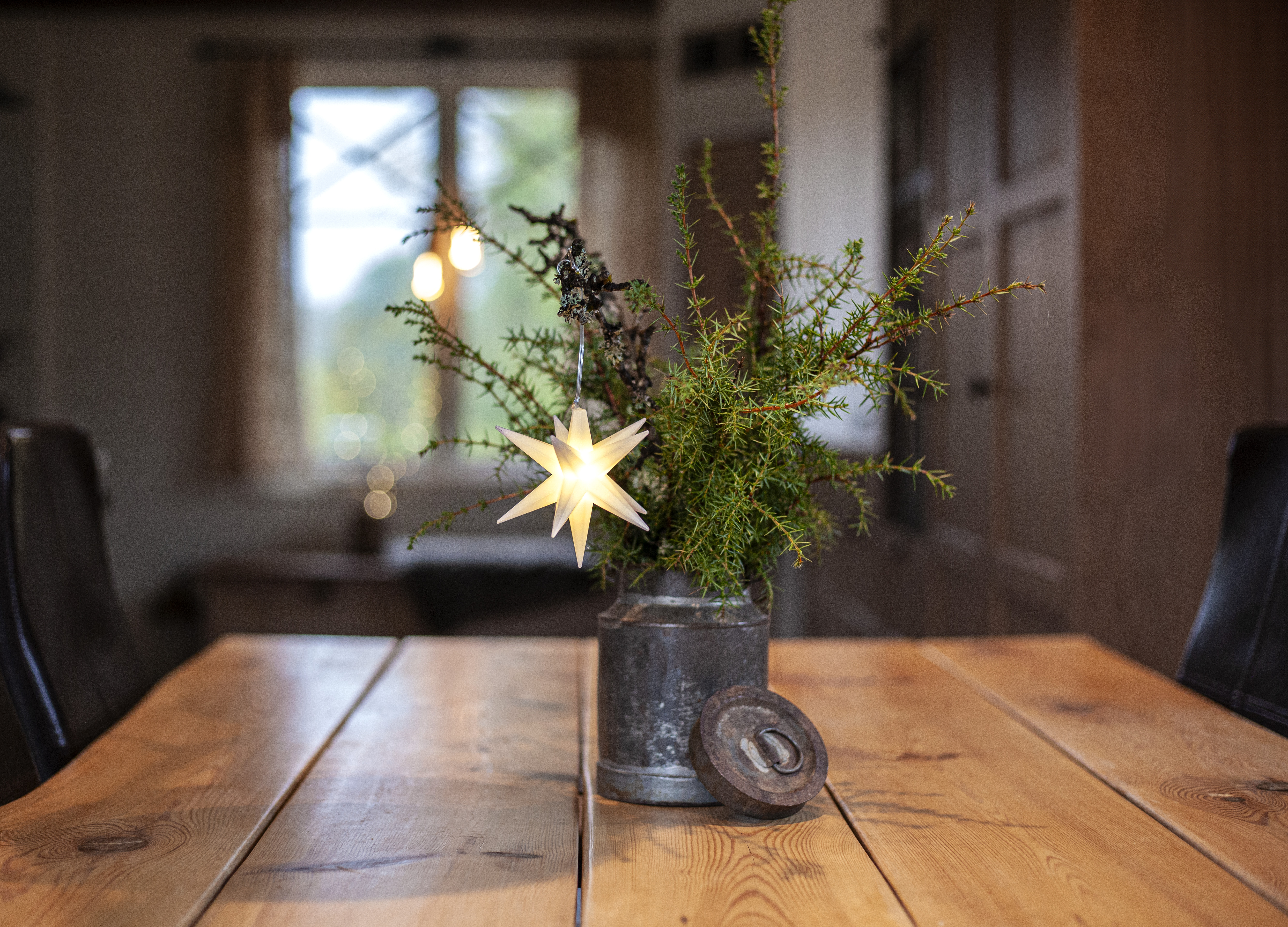 Advent star - Alice - White - 10x10 cm - 7