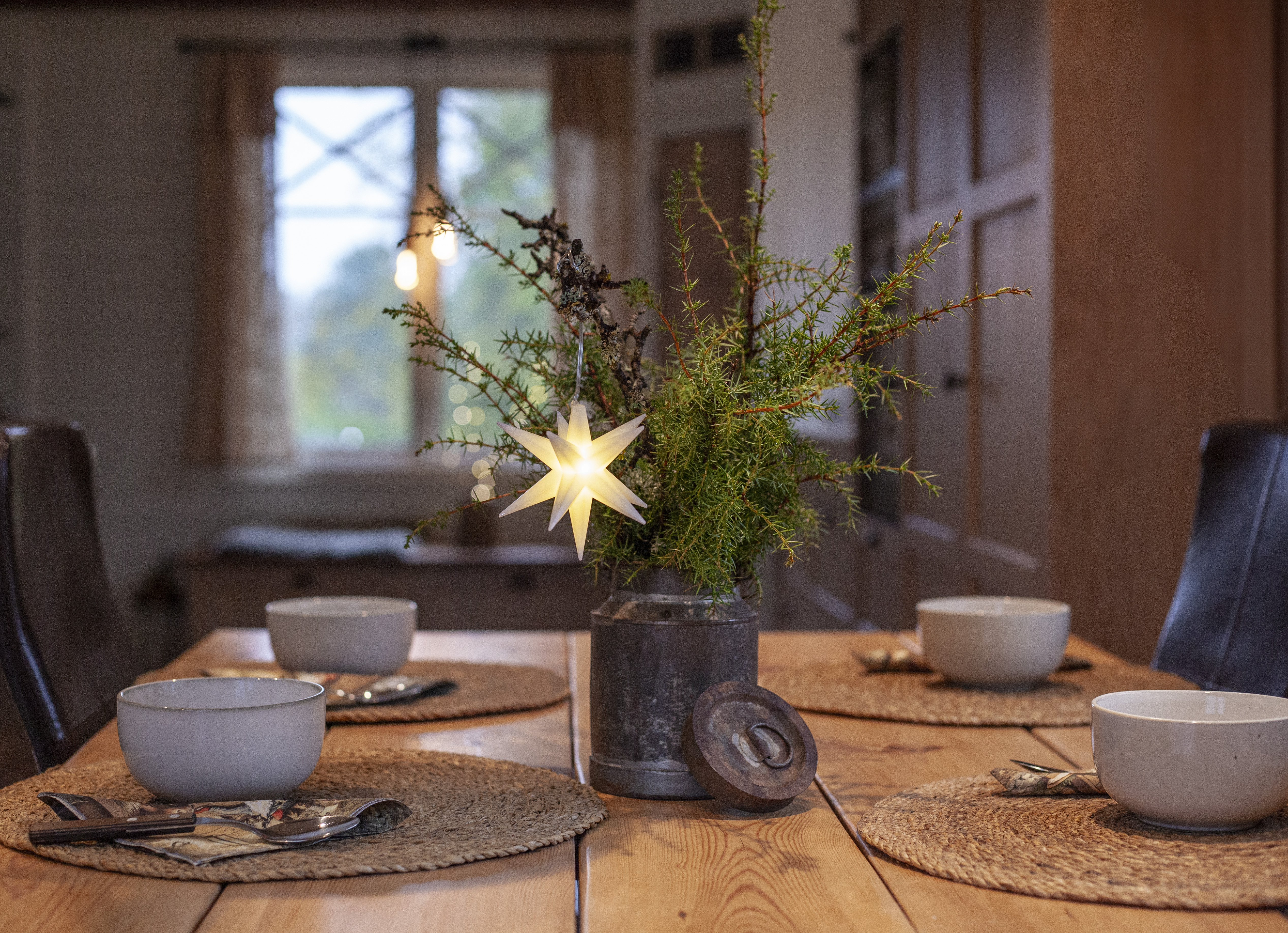 Advent star - Alice - White - 10x10 cm - 5