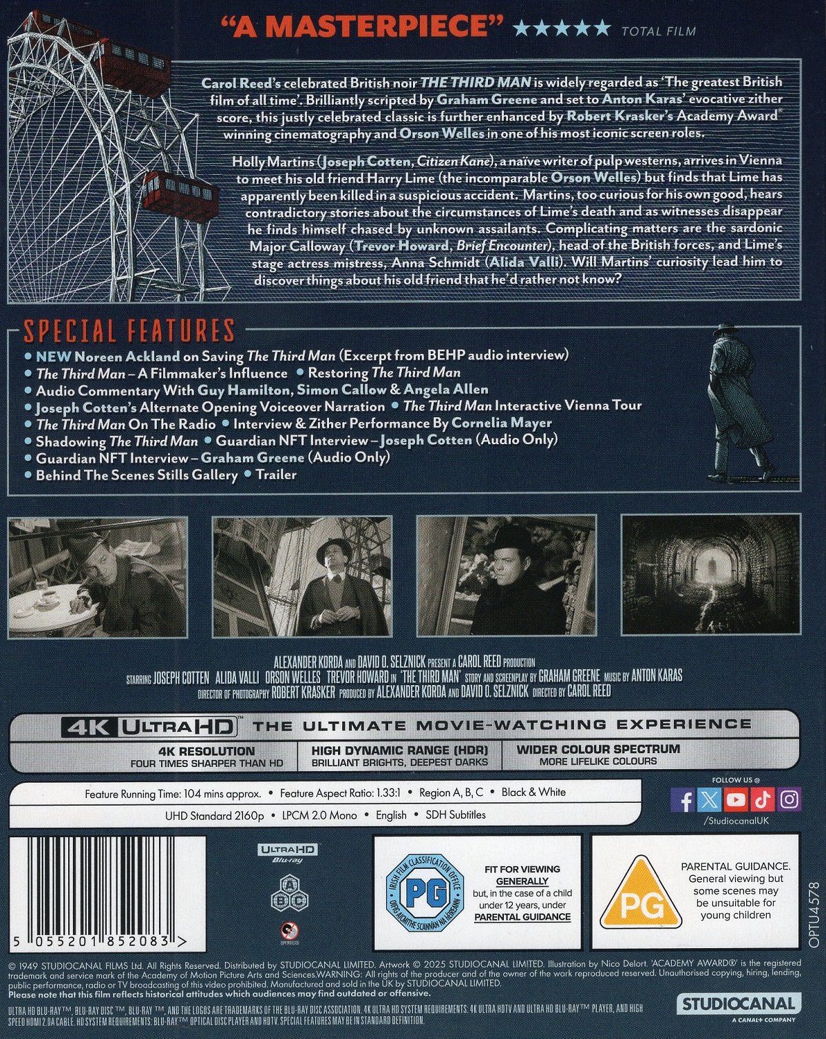 The Third Man (ej svensk text) (4K Ultra HD) - 2