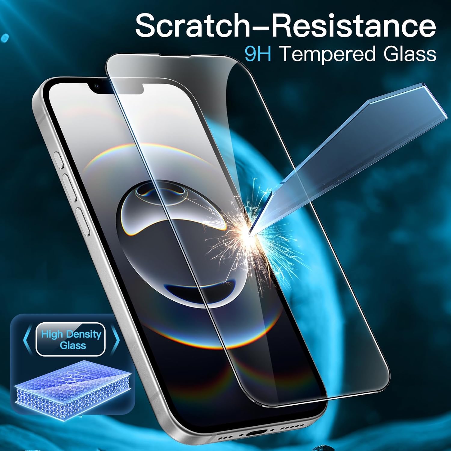 3-Pack iPhone 16e Skärmskydd Härdat Glas Premium - 3