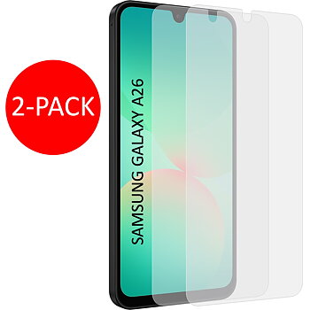 2-Pack Samsung Galaxy A26 Skärmskydd Härdat Glas Premium