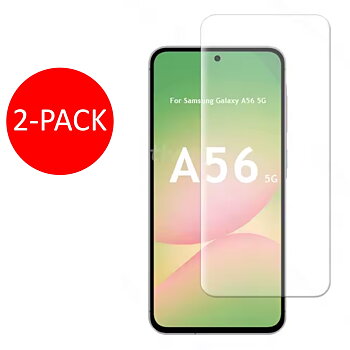 2-Pack Samsung Galaxy A56 Skärmskydd Härdat Glas Premium