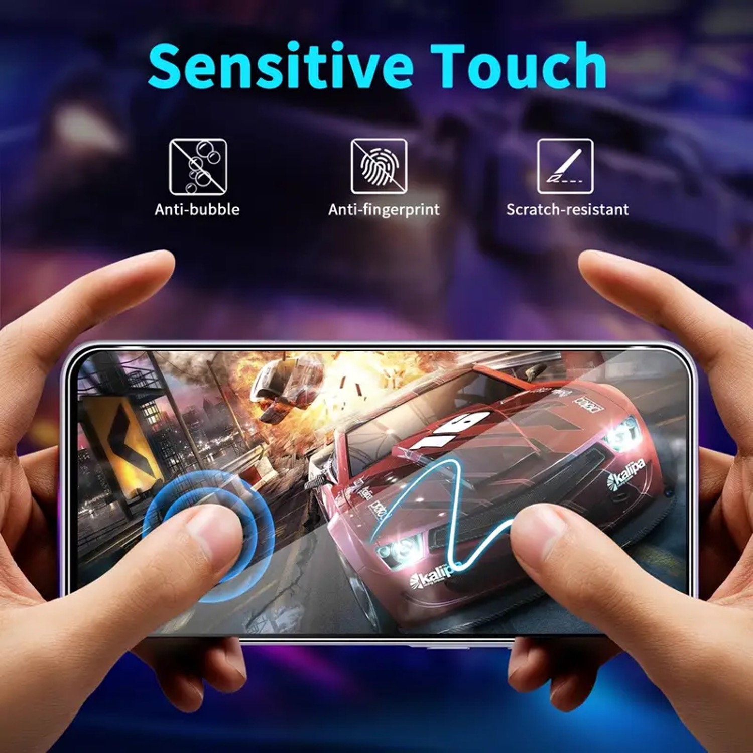 3-Pack Samsung Galaxy A36 Skärmskydd Härdat Glas Premium - 5