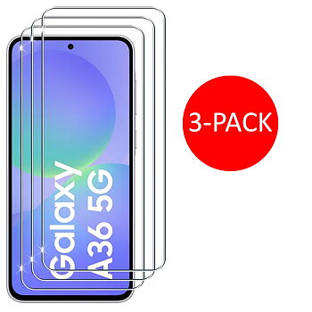 3-Pack Samsung Galaxy A36 Skärmskydd Härdat Glas Premium
