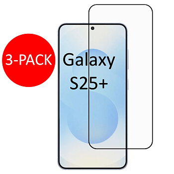 3-Pack Samsung Galaxy S25+ Plus Skärmskydd Härdat Glas Premium