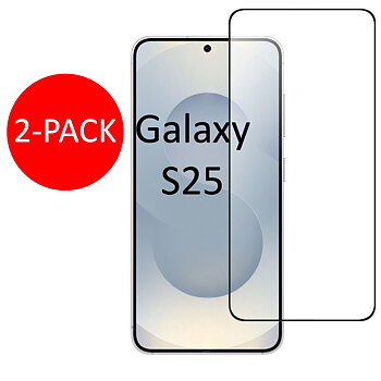 2-Pack Samsung Galaxy S25 Skärmskydd Härdat Glas Premium