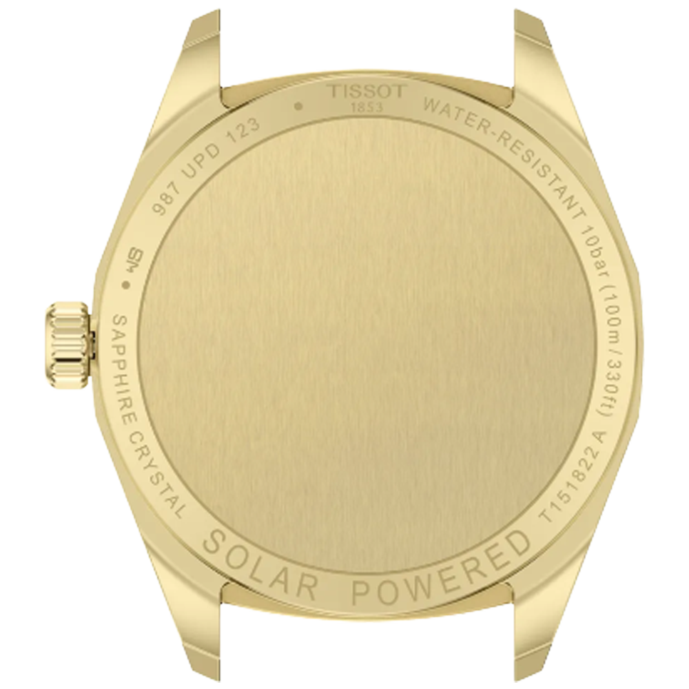 T151.822.33.021.00 Tissot PRC 100 Solar 34 guld