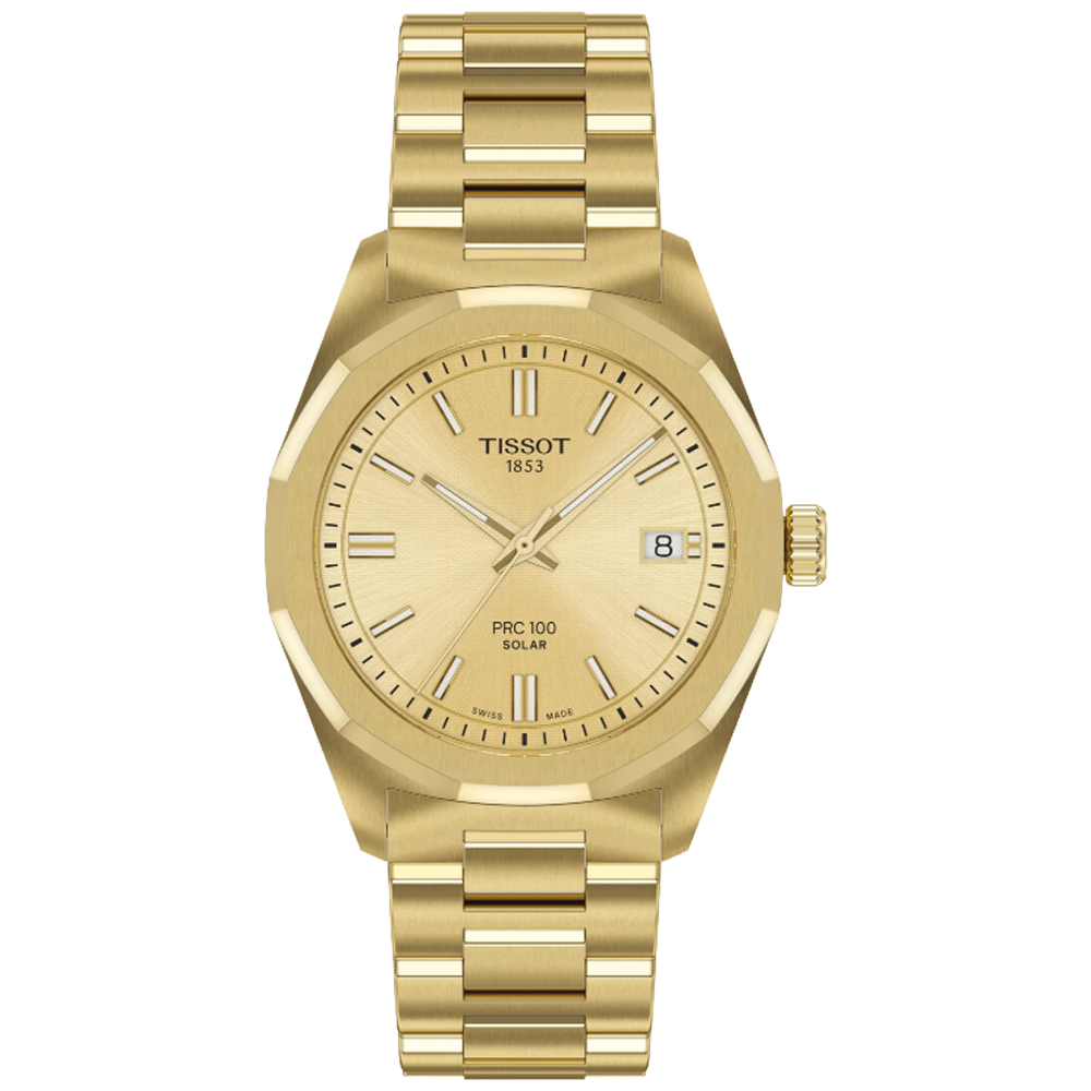 T151.822.33.021.00 Tissot PRC 100 Solar 34 guld
