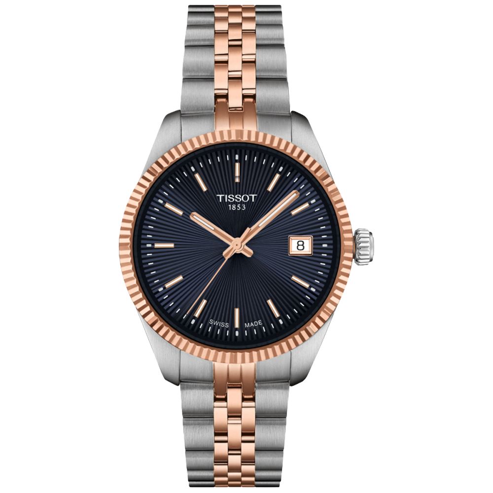 T156.210.22.041.00 Tissot Ballade 34 blå och rosé