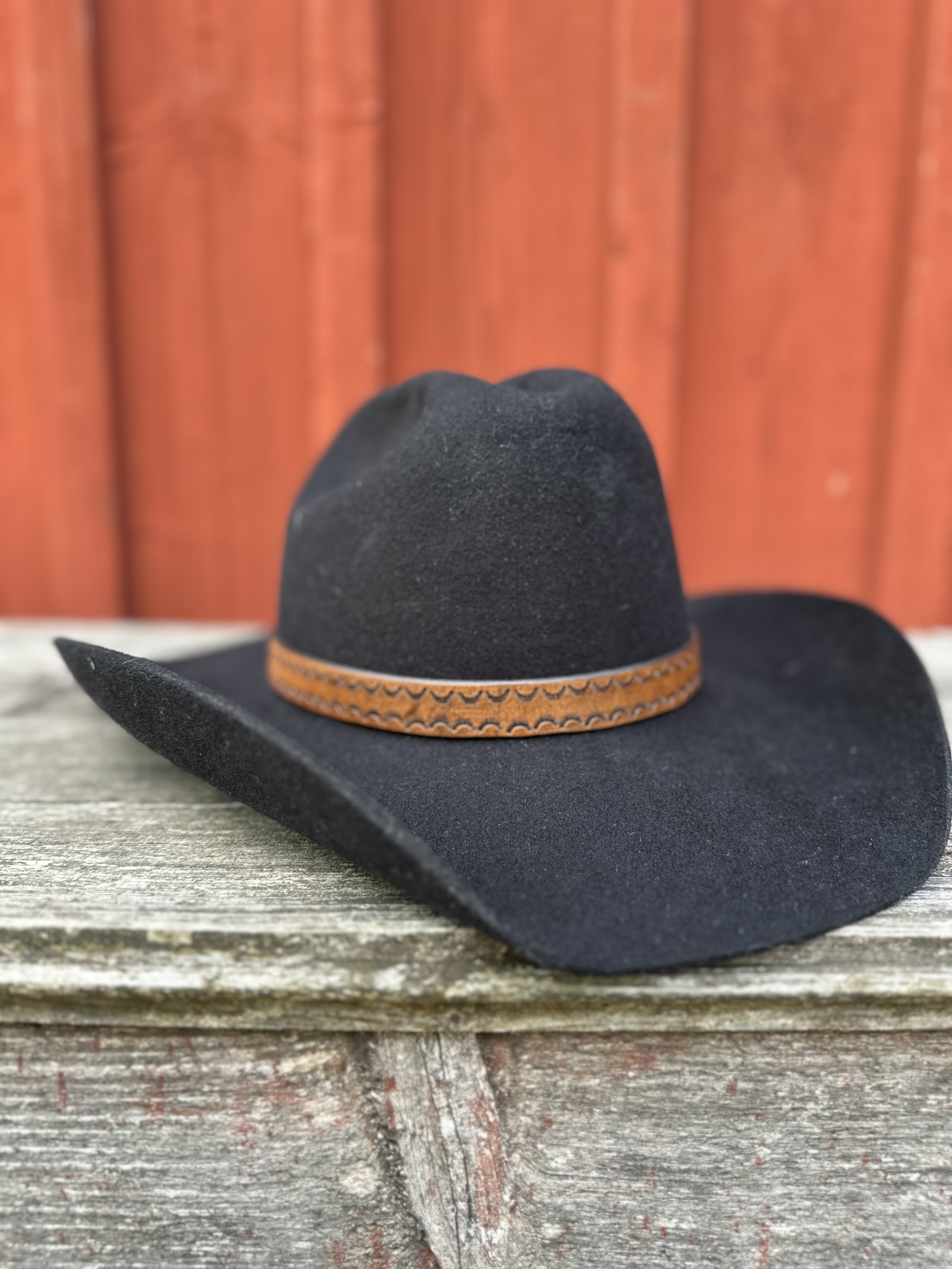 Hattband  i läder - 2