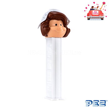 PEZ Dispenser - BRIDE Hair Brown - JUST MARRIED -44- Colletor figure