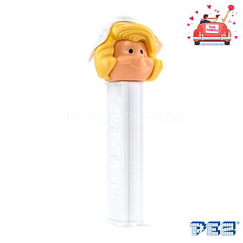 PEZ Dispenser - BRIDE Hair Blond - JUST MARRIED -55- Colletor figure