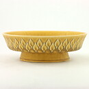 Jens Quistgaard (Relief 1959) Beige Footed Bowl with Leaf Pattern 19/6 cm