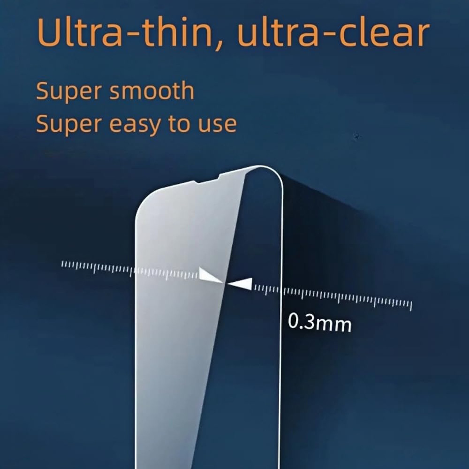 3-Pack iPhone 14 Skärmskydd Härdat Glas Premium - 8