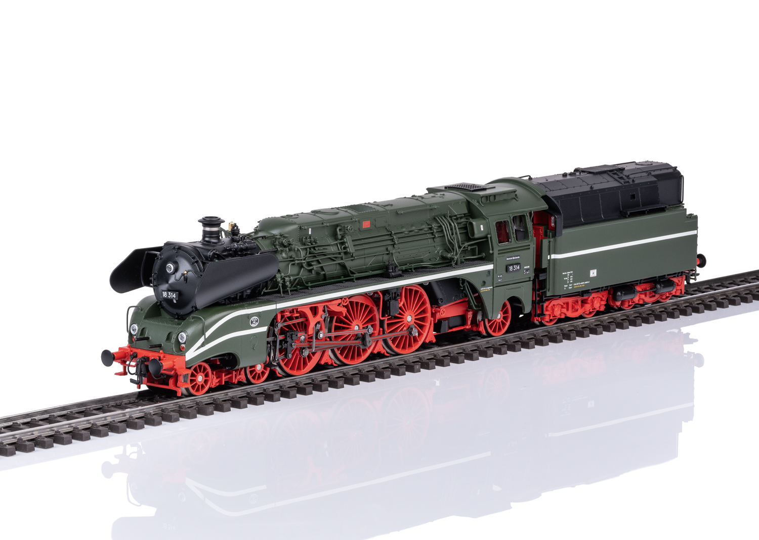 Ånglok 18 134 olja DDR - 2