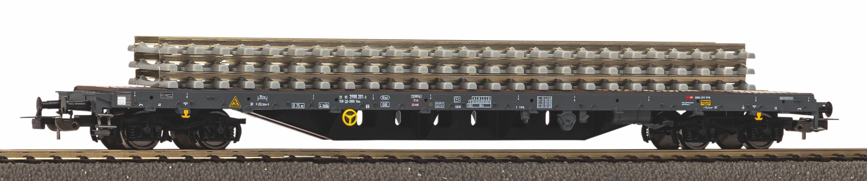 Flakvagn CH-SBB I VI, betongsl