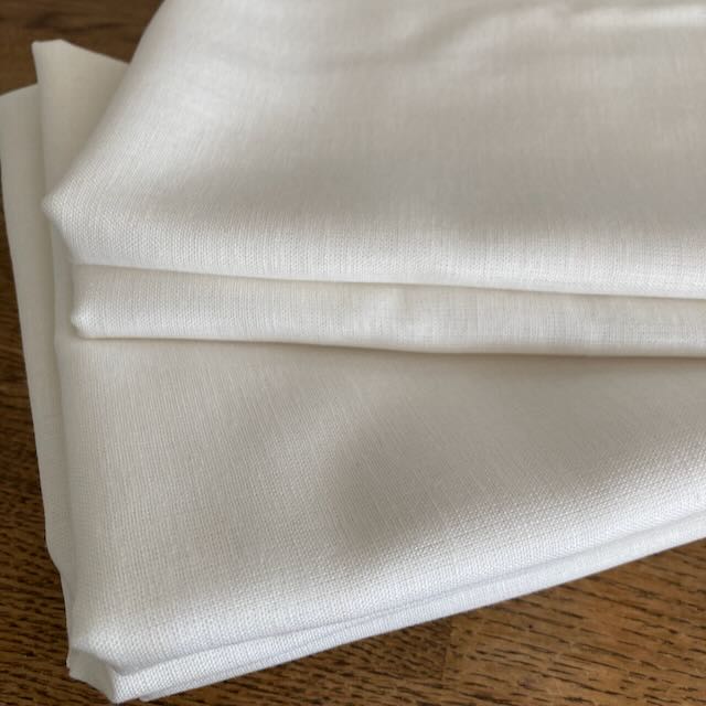 Halvlinne ritlinne 147 x 50 cm antikvit 145g/m  - 3