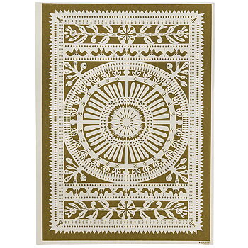 Poster Papercut Wheel Sage