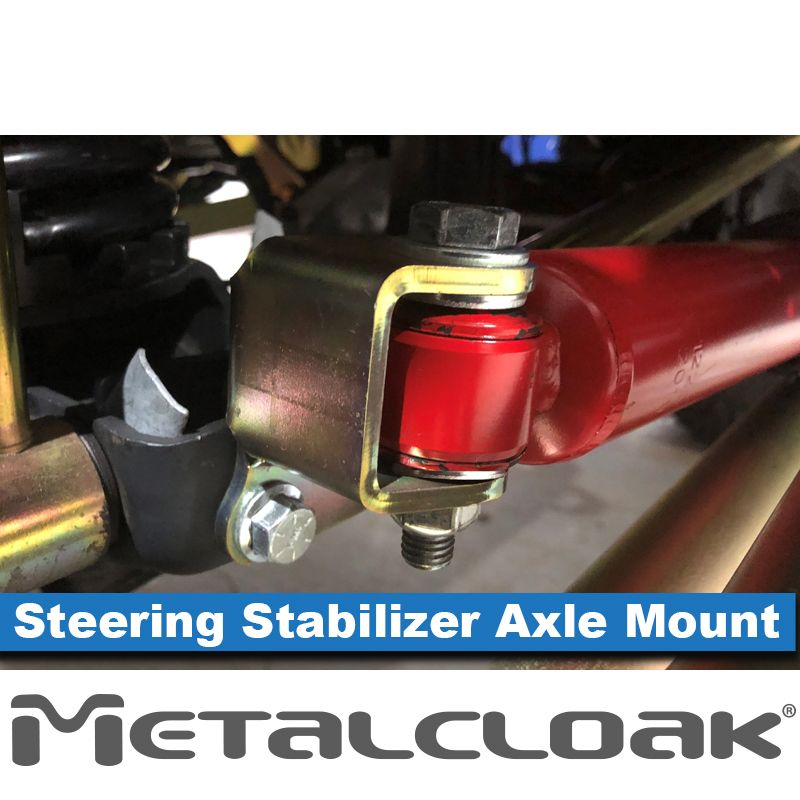 Metalclaok Steering Stabilizer - Axle Side Mount - Jeep JL & JT - 2