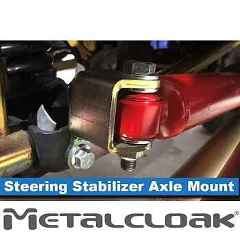 Metalclaok Steering Stabilizer - Axle Side Mount - Jeep JL & JT