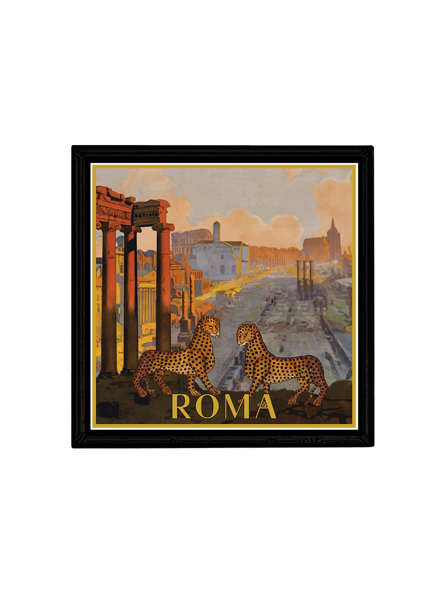 ORTIGIA Bricka Roma 16x16cm
