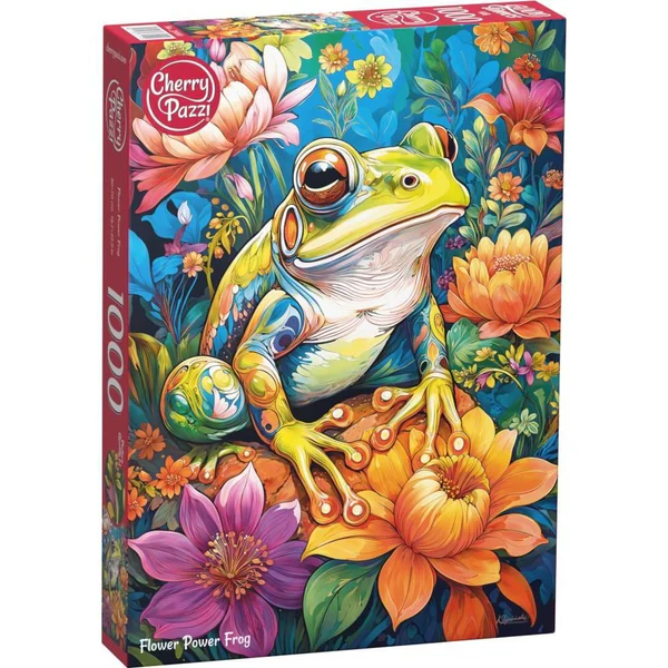 Flower Power Frog, 1000 Bitar CherryPazzi - 2