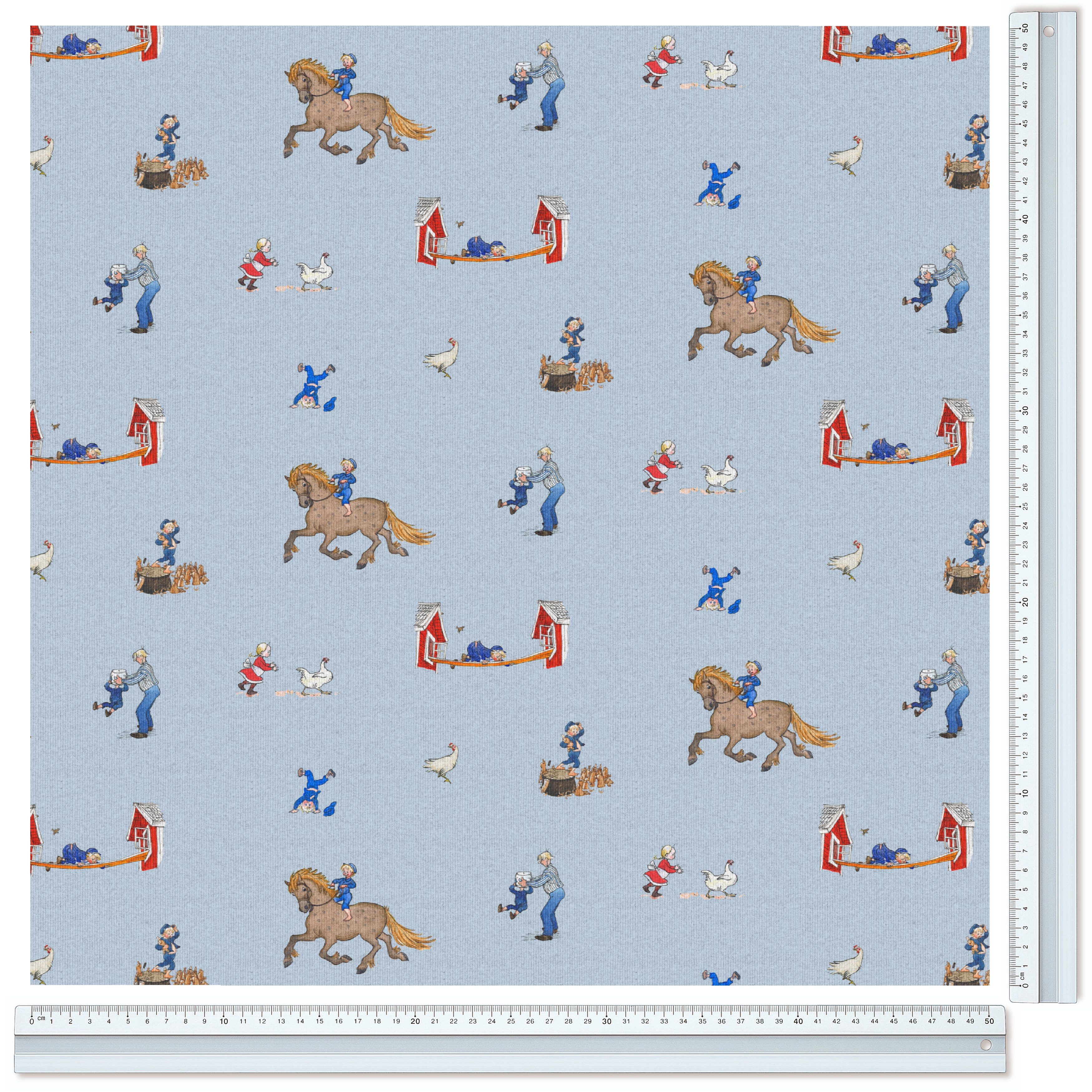 Pre-order - Organic Jersey - Emil on adventure (Blue)