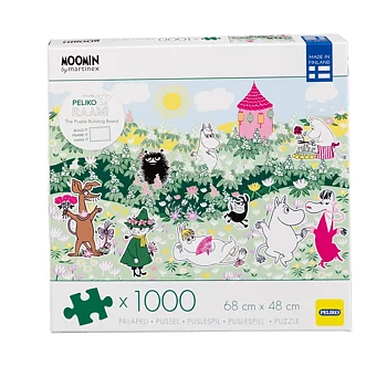 Mumin pussel 1000 bitar - Blomsterträdgård