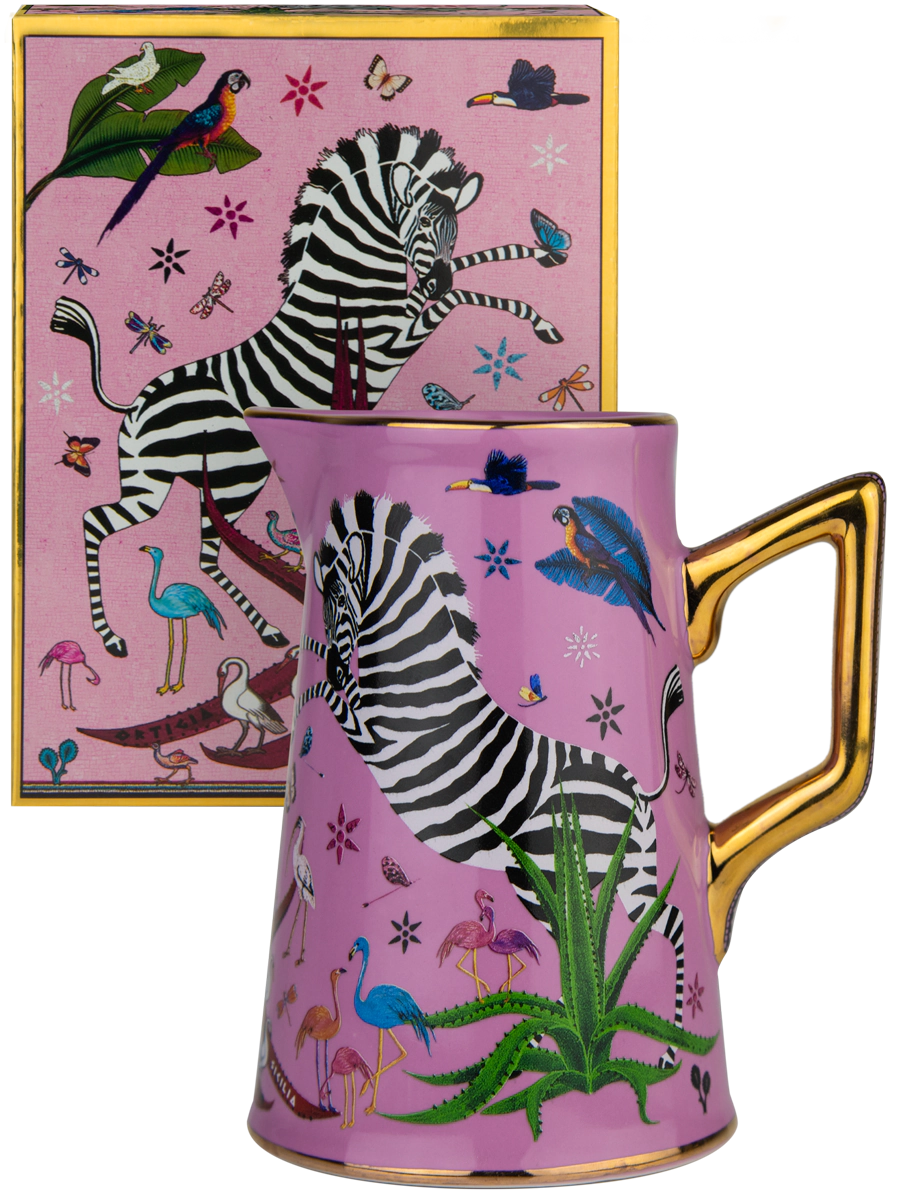 Ortigia Jug Ceramic Pink
