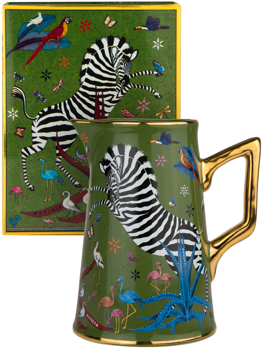 Ortigia Jug Ceramic Green