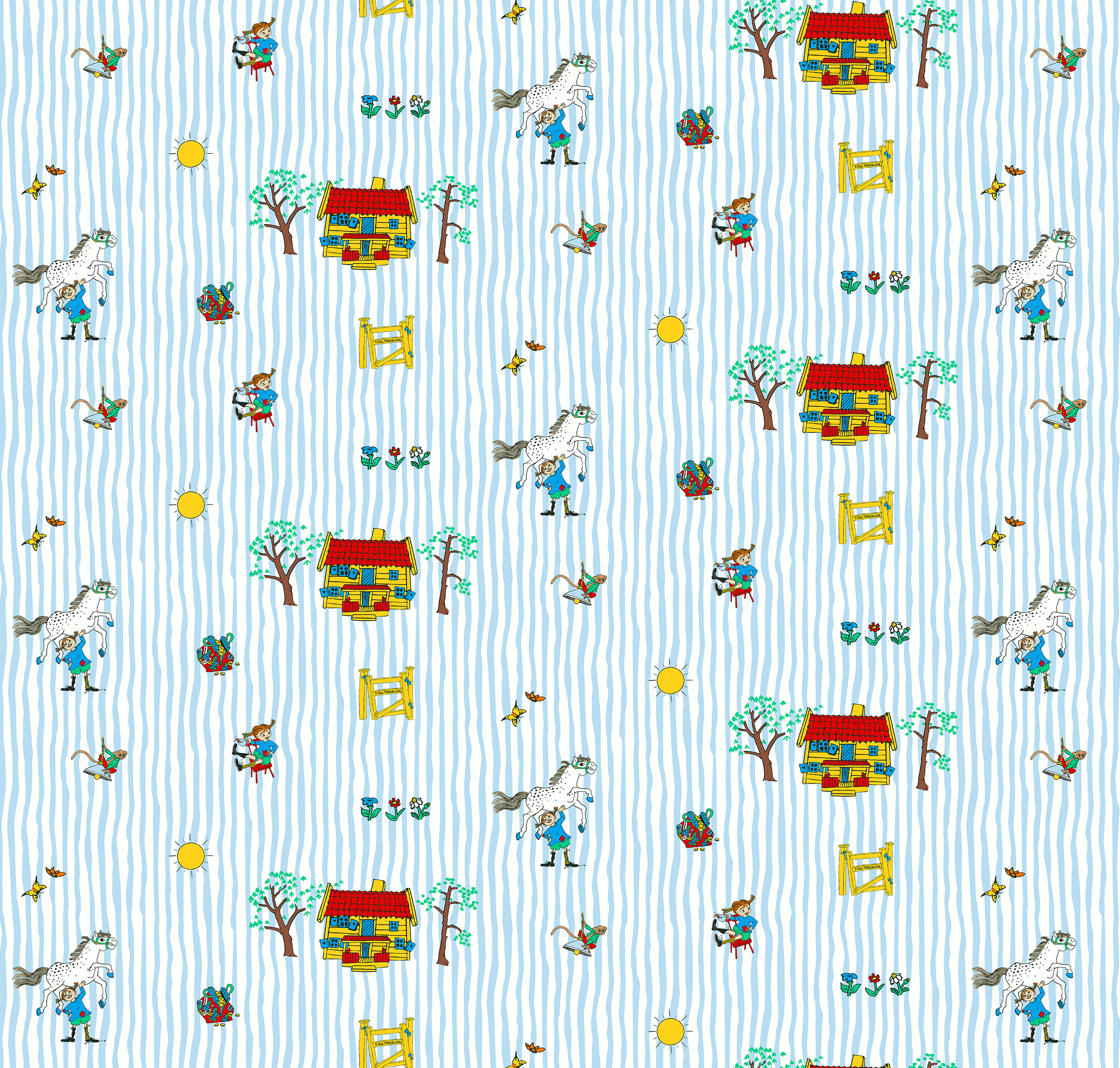 Pre-order - Organic Jersey - Home by Pippi (Blue)