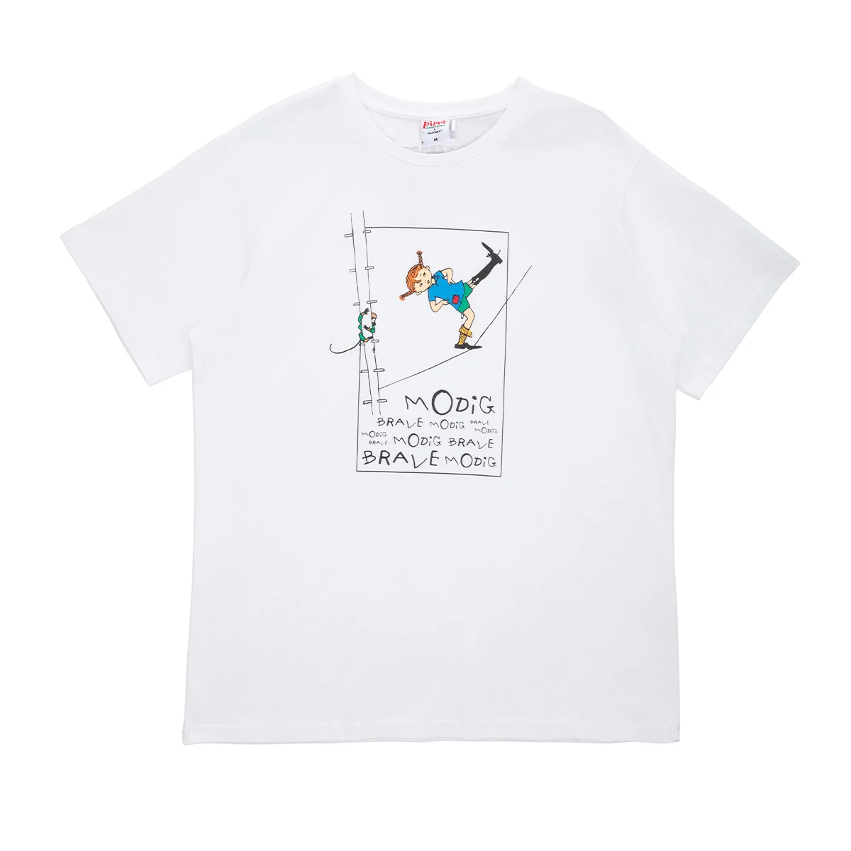 Pippi Longstocking Alvi T-Shirt Brave Off-white M