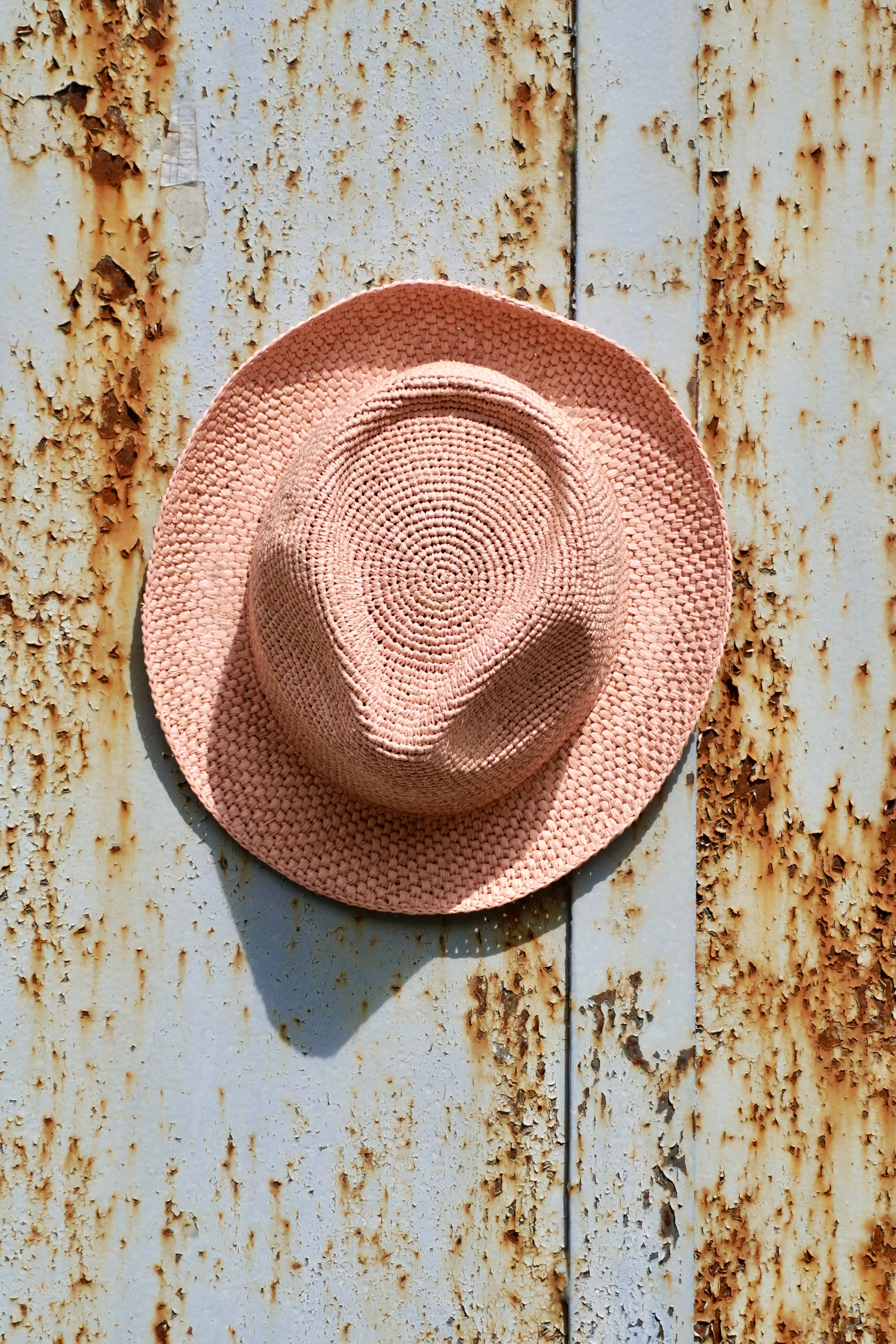 IRO RAFFIA HAT LIGHT PINK  - 4