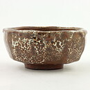 イサク・イサクソン  一点もの  茶/白色のボウル  茶碗  (12cm)  2000年代  #26