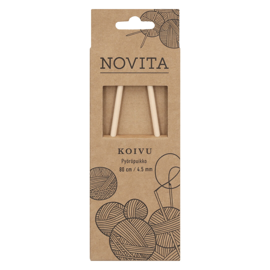 Novita Björk Rundstickor 80 cm