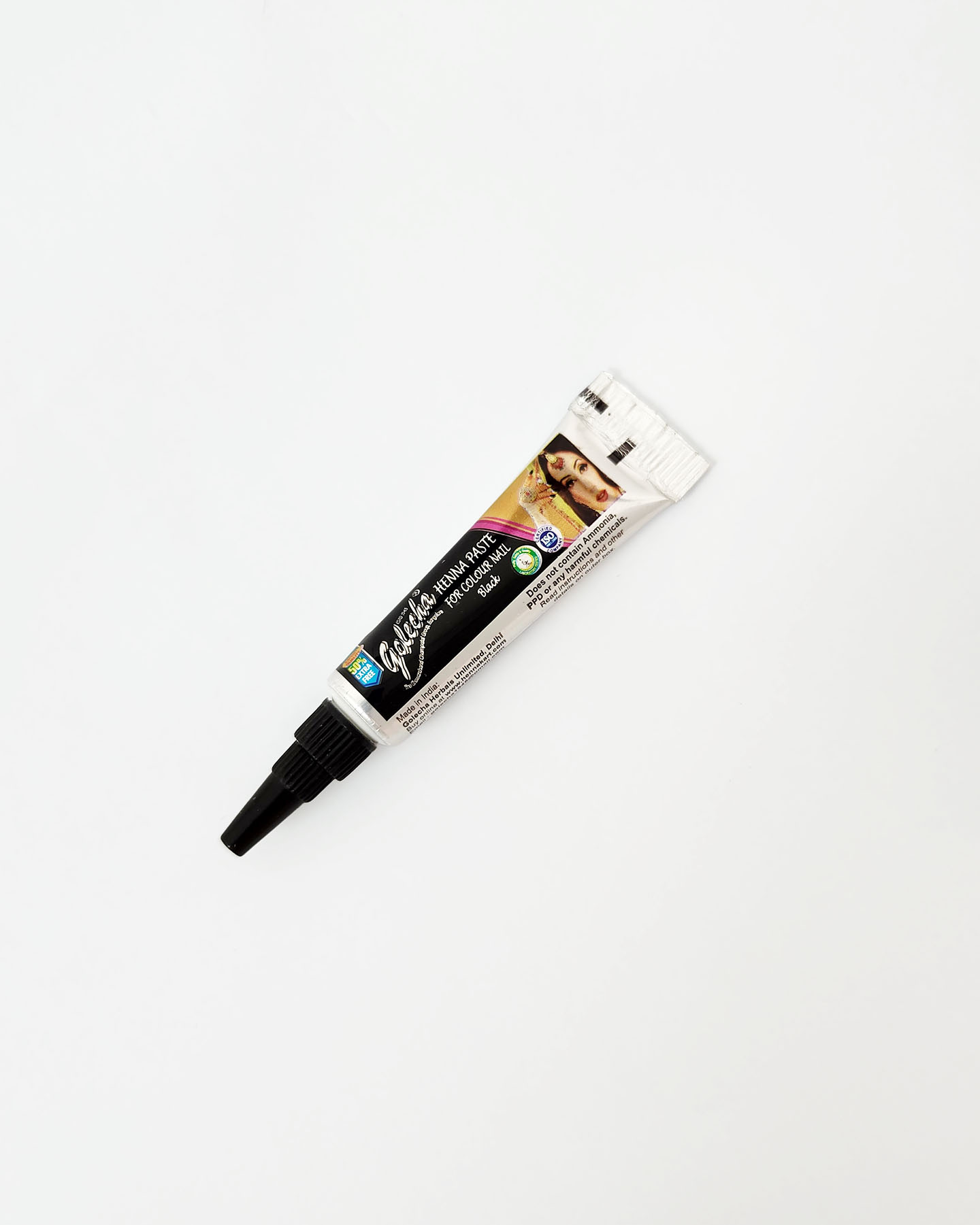 Halal henna nagellack - Svart