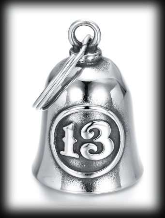 Guardian bell smycke - "13" i rostfritt stål.