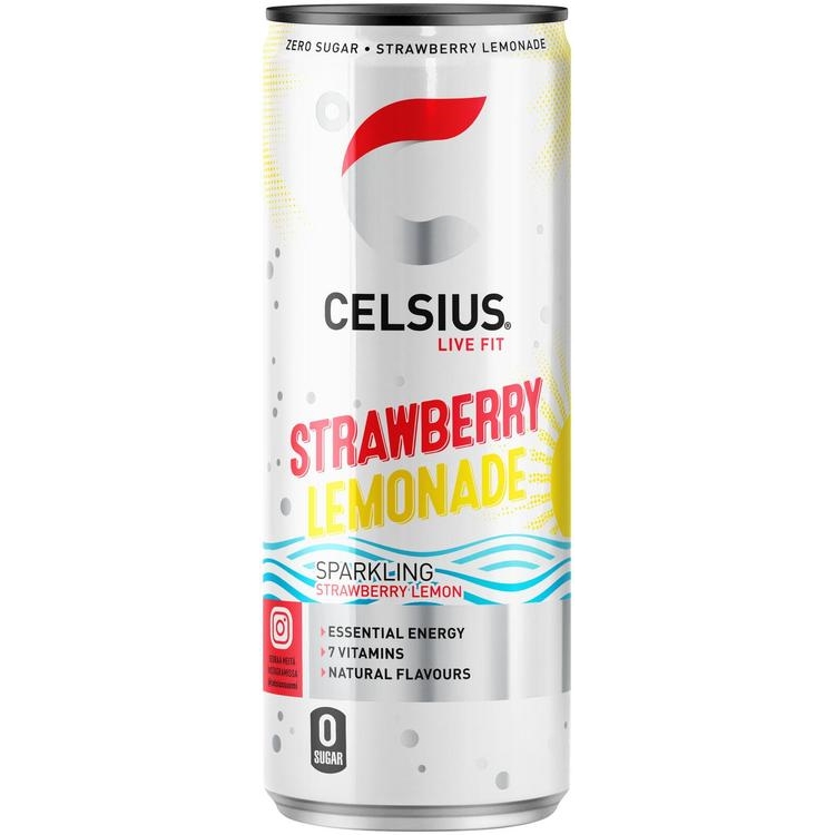 Energiajuoma CelsiusStrawberry-Lemonade