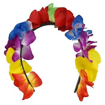 Diadem blommor regnbåge