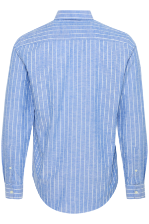 CFAndré Wide Stripe Linen Shirt Blue - 2
