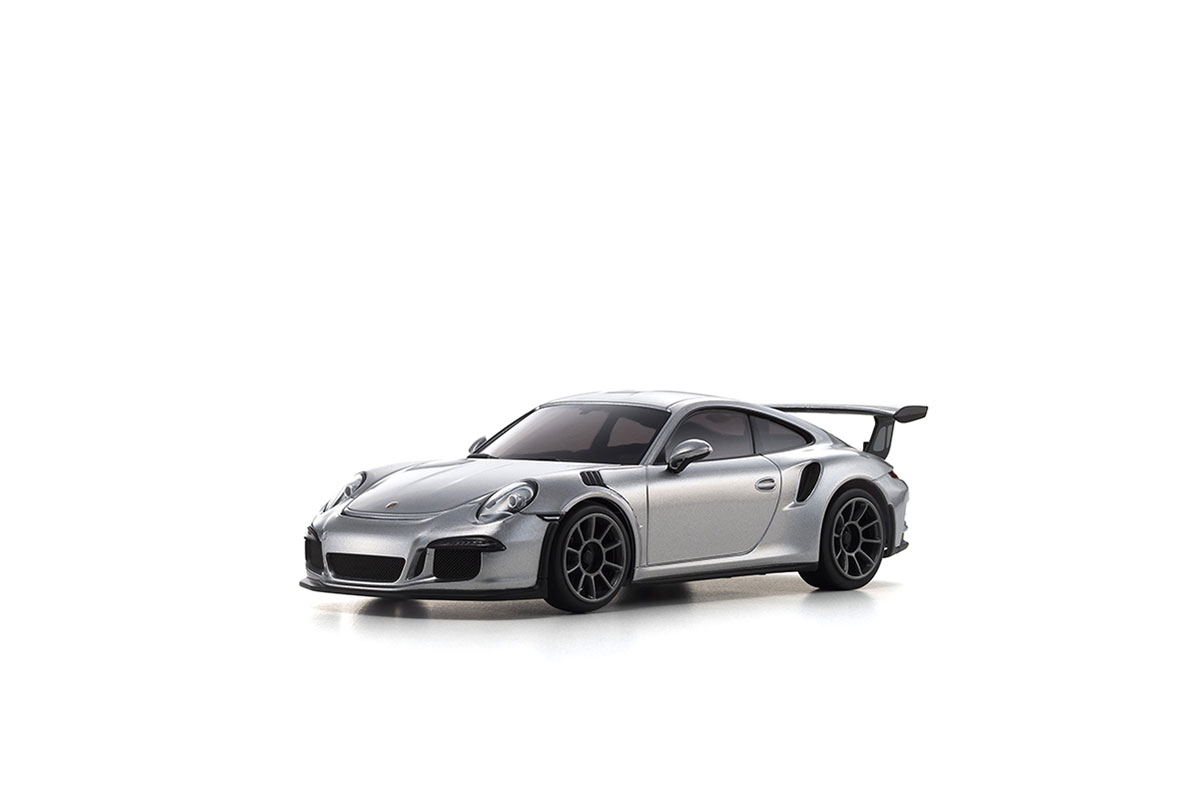 Kyosho K.32358S Mini-Z MR04 RWD Porsche 911 GT3 RS Silver (N-RM/KT531P)