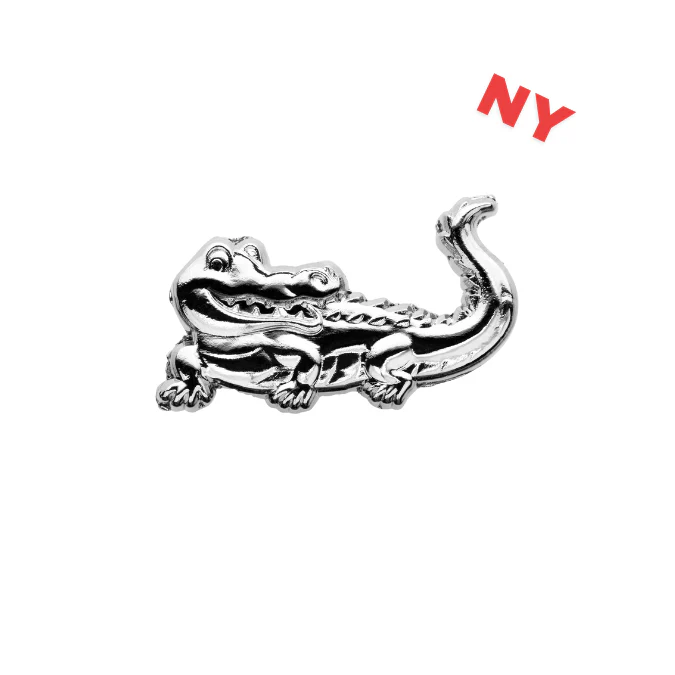 Krokodil Silber