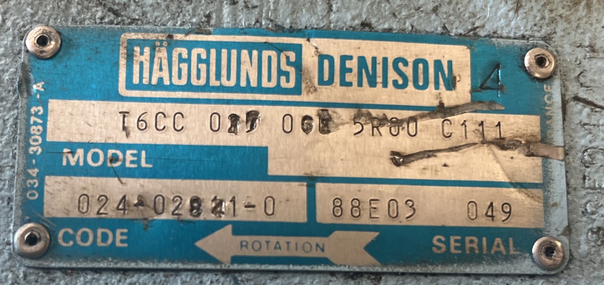 Hydraulpump Hägglunds Denison - 5