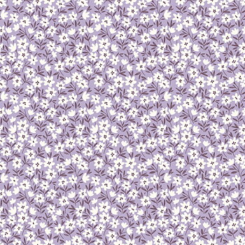 LOVELY FLORALS - PURPLE