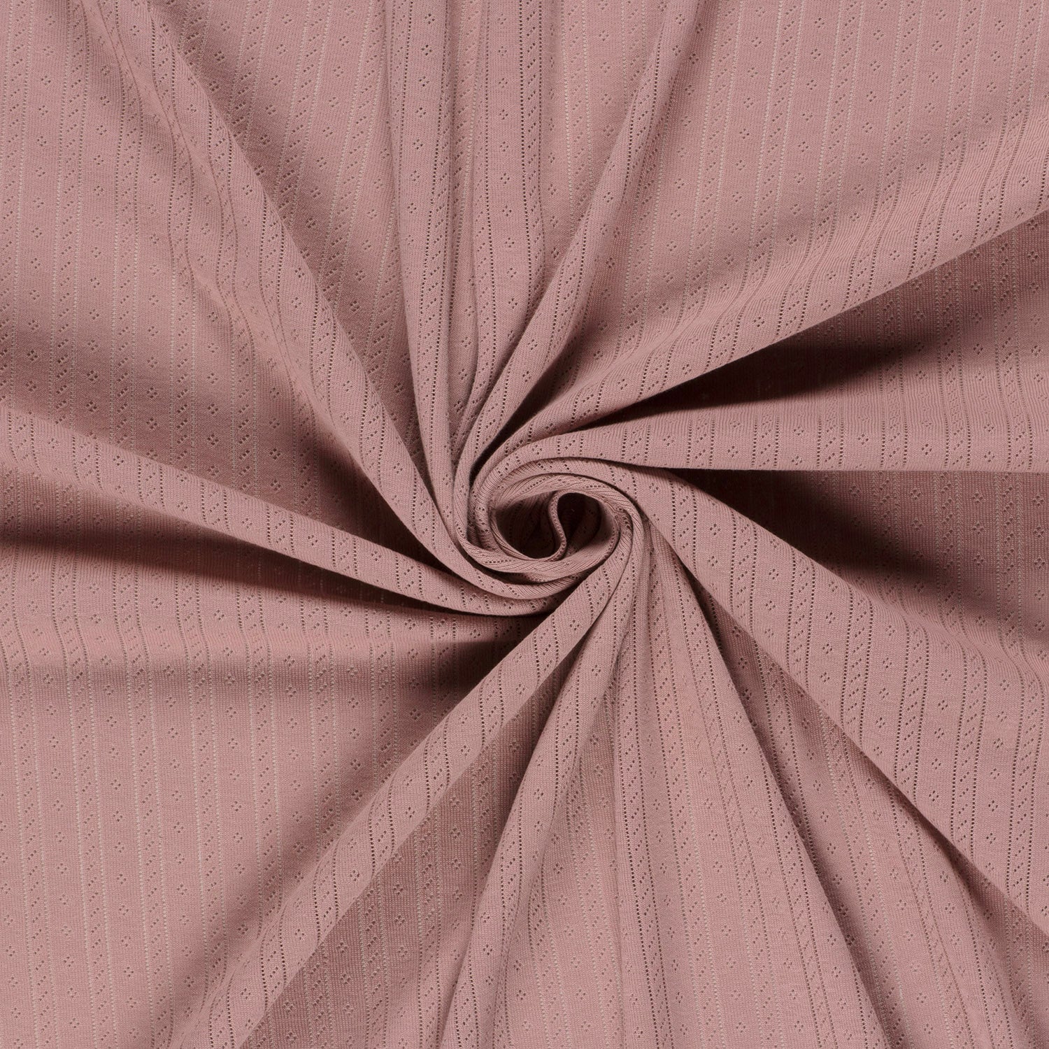 POINTELLE STRIPE N DOTS - DUSTY ROSE - 2